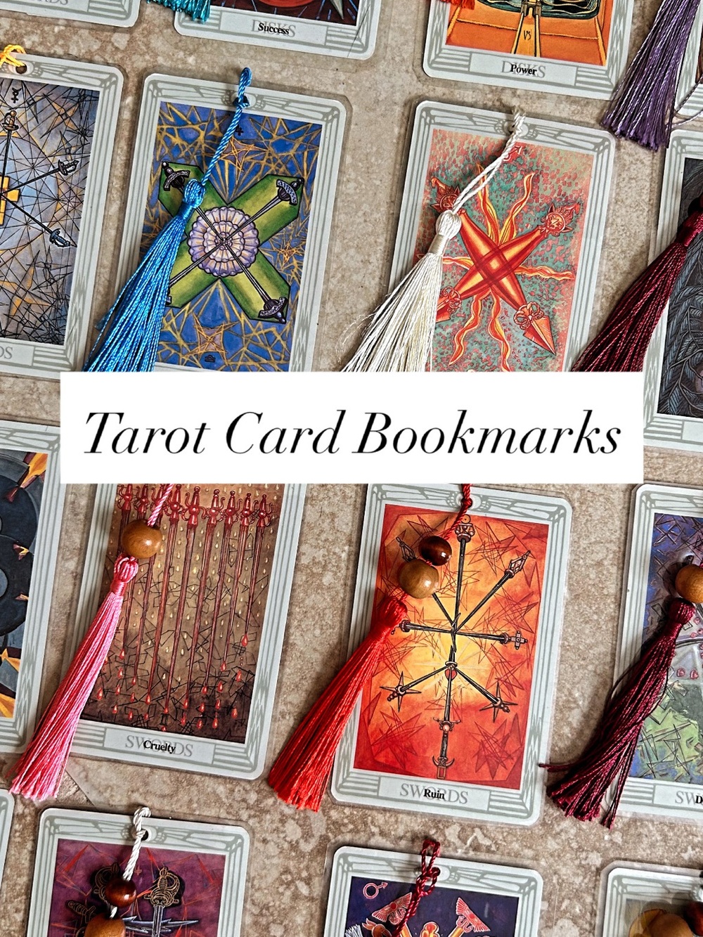Tarot Card Bookmarks Handmade & Upcycled - PICK YOURS ✨